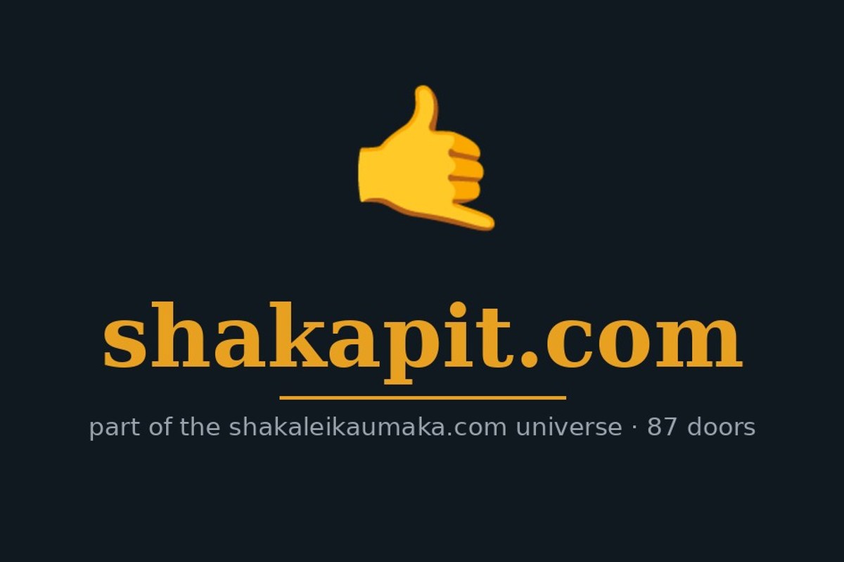 The Shaka P.I.T. — the bard's ukulele under warm stage light
